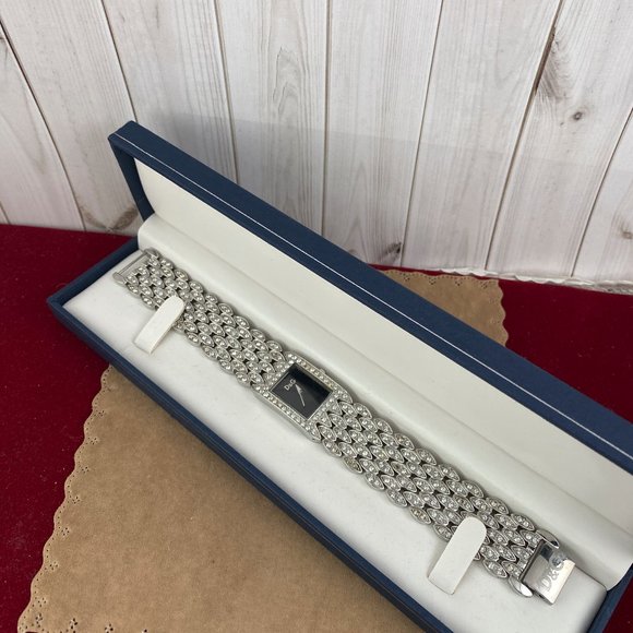 Dolce and Gabbana Silver Tone Watch Crystal Bezel and Bracelet - Picture 5 of 14